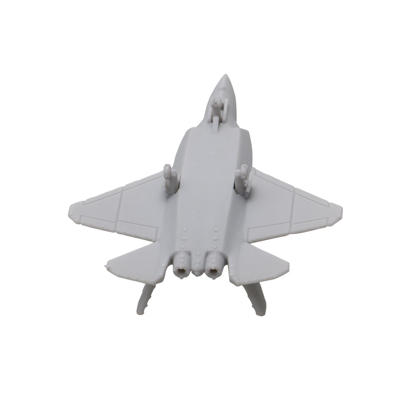 5PCS China J-35 Blue Shark Invisible Fighter Jet Airplane 1/2000 1500 700 400 350 Scale Resin Model Stealth Fighting Plane