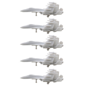 5PCS Su-33 Shipboard Aircraft Model 1/700 Resin Toys Carrier Borne Airplane Opeing Wing/Folding Wing/Flying Status Display Plane