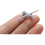 5PCS MQ-1C Unmanned Drone 1/2000 700 400 350 Scale Model Airplane Aerial Vehicle with Landing Gear Opening Wing Toys Display Parts