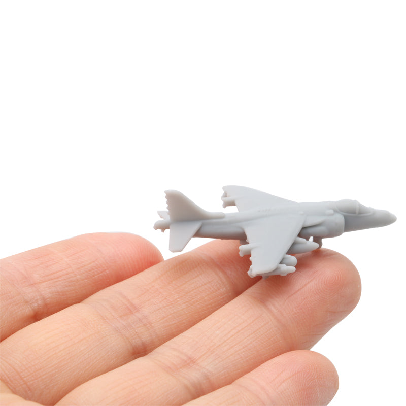 5PCS AV-8b Harrier Fighter with Landing Gear Opening Wing Battle-aircraft Fighting Aeroplane 1/2000 700 400 350 Scale Model Airplane