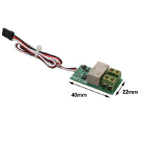 1PCS Input 5-12V PWM Signal Remote Control On-off DPDT Relay Switch Searchlights/Flashing Lights Controller Module