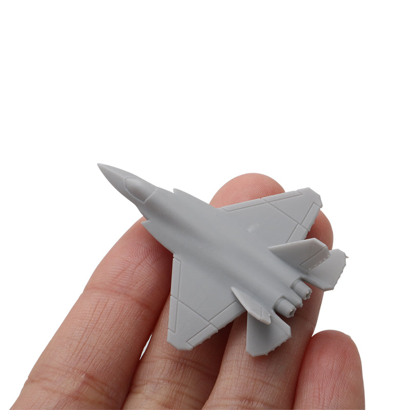 5PCS China J-35 Blue Shark Invisible Fighter Jet Airplane 1/2000 1500 700 400 350 Scale Resin Model Stealth Fighting Plane