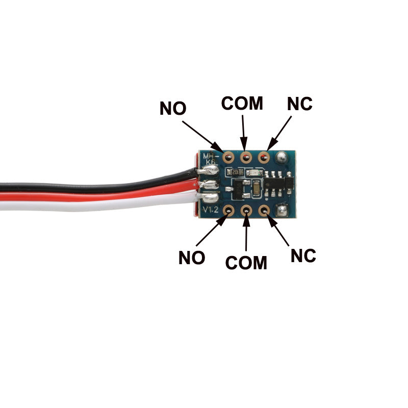 4PCS Max Current 1A DPDT Relay PWM Switch Support 5V Receiver Electronic On-off Module fo Remote Control Drone Model Light Controller