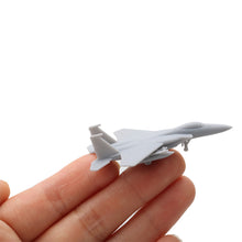 Load image into Gallery viewer, 5PCS 1/2000 1/700 1/400 1/350 Scale Model Fighter Aircraft F-15C Eagle Fighting Aeroplane with Length 8mm/28mm/56mm for DIY Hobby
