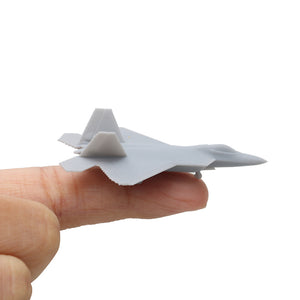 5PCS F-22 Stealth Fighter Jet 1/2000 1/700 1/400 1/350 8mm 27mm 47.2mm 54mm Fighting Airplane Photosensitive Resin Model Fighter Aeroplane