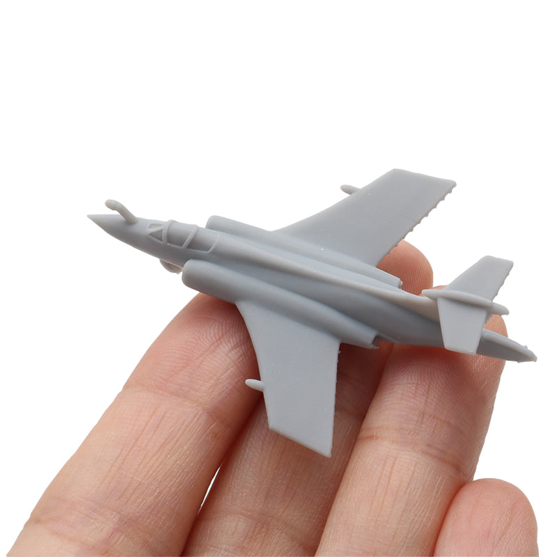 5PCS 1/2000 700 400 350 Scale 3D Printing Model Shipborne Attack Aircraft with Landing Gear Opening Wing Resin Simulation Plane