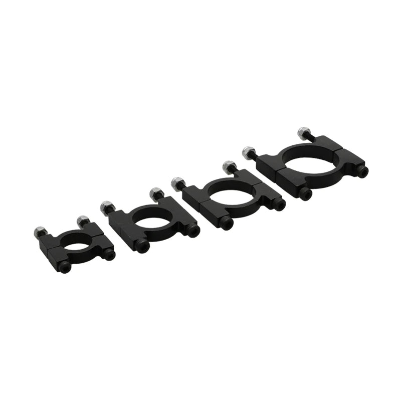 4PCS 12mm 16mm 20mm 25mm Carbon Tube Clamp Aluminum Alloy Pipe Clip CNC Ultralight Parts for RC Multi-copter Drone Model