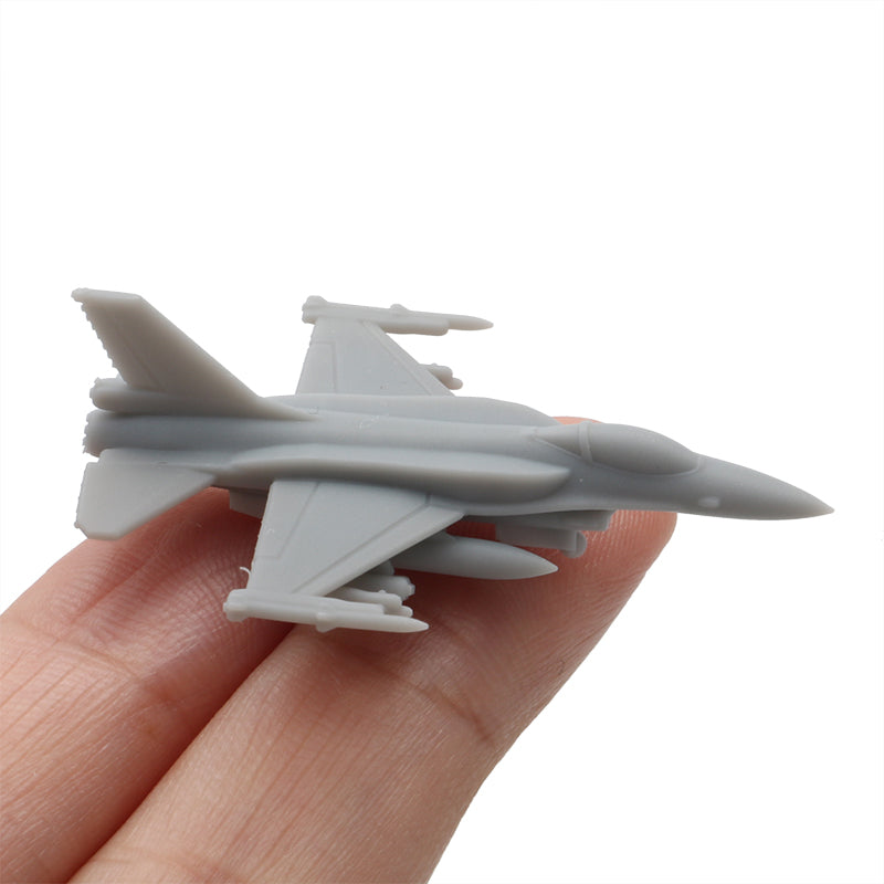 5PCS F-16E Falcon Fighter Jet Airplane 1/2000 700 400 350 Scale Resin Model Battle-airplane Fighting Aeroplane 3D Printing Toys Parts