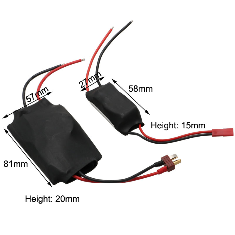 1PCS RC Drone Large Current UBEC 5V8A 5V20A External Step-down Module Voltage Reduction UBEC Board for DIY Modification Parts