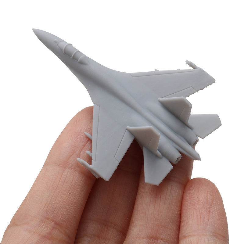 5PCS Su-27 Fighter Aeroplane Model 1/2000 1/700 1/400 1/350 Scale Resin Assembly Battle-airplane with Landing Gear Toys Display Parts