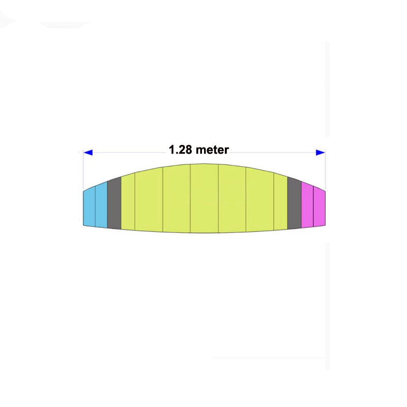 1Set 1.28 Meters Remote Control Powered Paraglider PNP/RTF Kit with 2204 Brushless Motor Electric Stunt RC Paragliding