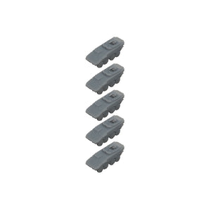 5PCS 1/350 1/700 Scale Boxer Armored Vehicle Length 25.6mm/12.8mm Model Crawler Car Resin Assembly Toys Parts for Hobby Display