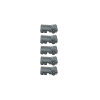 5PCS M1084 Medium Tactical Truck Resin Model 1/350 1/700 Scale Tank Fighting Vehicle Miniature Model Toys