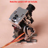 1Set Programmable Robot Dual Axle Servo Air Unit Camera PTZ Mounting Base Head Tracker Gimbal Bracket for RC Airplane Drone Part