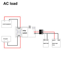 1PCS Input 5-12V PWM Signal Remote Control On-off DPDT Relay Switch Searchlights/Flashing Lights Controller Module