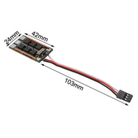 FPV X-class Fixed-wing Model Airplane AM32 ESC Support 2-7S 80A Large Current Speed Controller Board with 5/7.4V 4A Built-in BEC