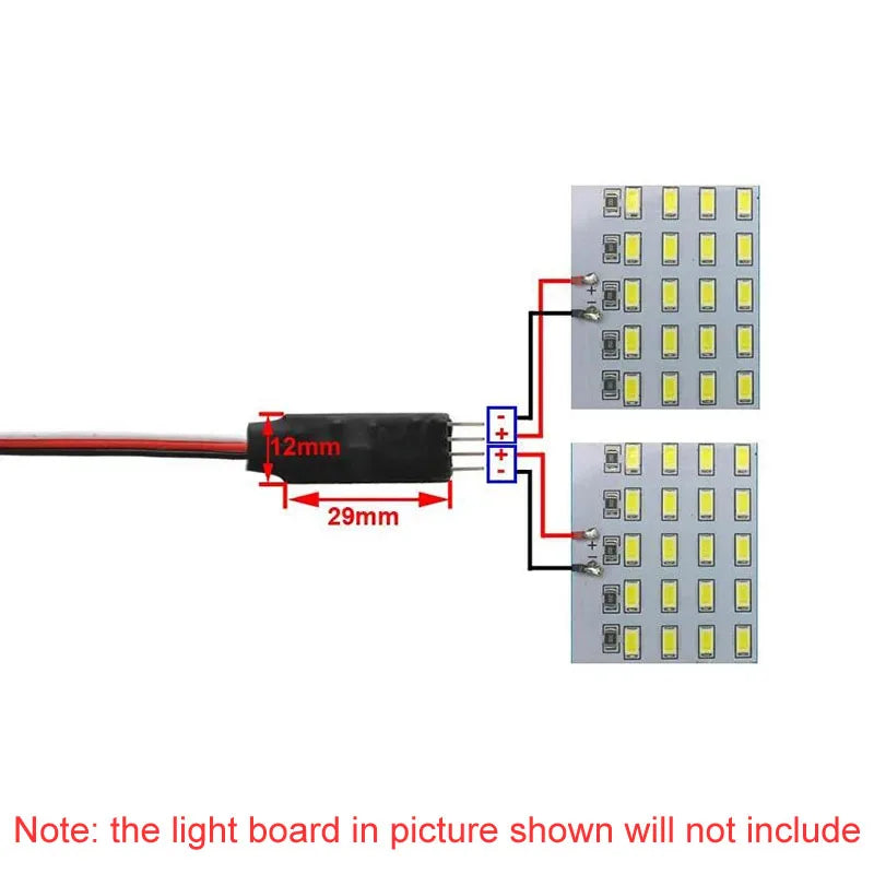 4PCS RC Electronic Relay Switch Module LED Light Board Remote Controller Max 1A Current Support 5-12V Receiver for Drone Model Airplane