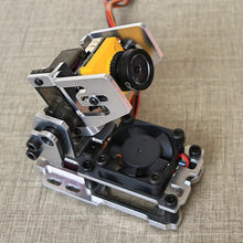 Load image into Gallery viewer, 1Set DJI O3 Camera Dual Axle Gimbal Bracket with Cooling Fan 4.8-5V 9G Servo Pan/Tilt Mount Stand for FPV Drone Head Tracker
