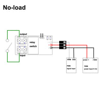 1PCS Input 5-12V PWM Signal Remote Control On-off DPDT Relay Switch Searchlights/Flashing Lights Controller Module