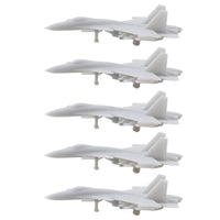 5PCS Su-33 Shipboard Aircraft Model 1/700 Resin Toys Carrier Borne Airplane Opeing Wing/Folding Wing/Flying Status Display Plane