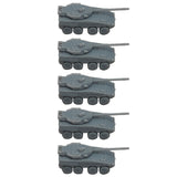 5PCS 1/350 1/700 Scale CM-32 Cloud Leopard Armored Vehicle Model Resin Assembly Armored Motor Car for Hobby Toys Collection