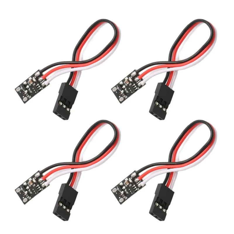 4PCS CH1-L Micro Mini Electronic Switch Module 1A 1CH Servo Signal Input for DIY Model Airplane LED Lights Remote Controlling