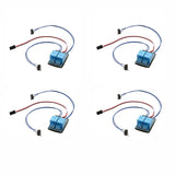 4PCS Brushed Motor Forward Reverse Rotation Controller Relay Module Dual-way Stopper Limit Switch for RC Aircraft 5-12V Receiver