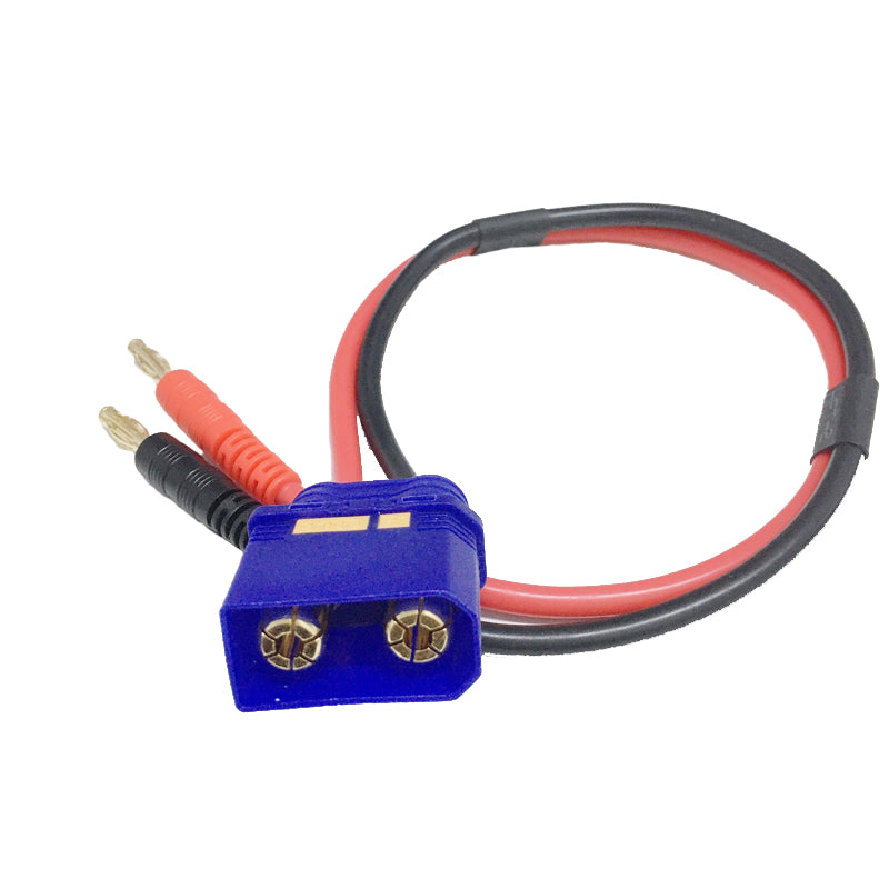 1PCS Blue QS8-S Male to 4.0mm Bullet Banana Connector with 12AWG Silicone Wire for RC Drone Parts