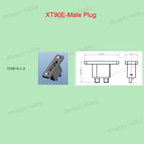 10PCS Amass XT90E-M Male Connector Plug with Fixing Hole