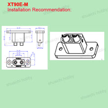 Load image into Gallery viewer, 10PCS Amass XT90E-M Male Connector Plug with Fixing Hole
