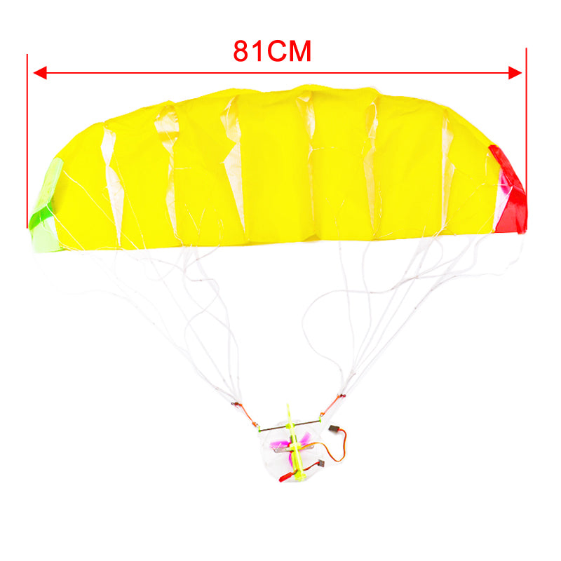 81cm Indoor Brushless Aerobatics Parachute Educational Toy RC Paramotor Electric Paraglider Kit