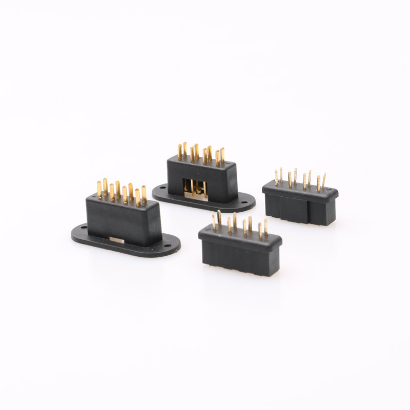 10Pairs Male Female MPX 8 Pin Plug Low Current Connectors for Signal Transmission RC Models Parts