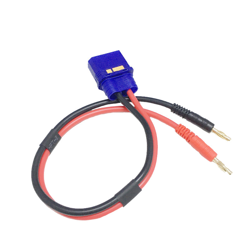 1PCS Blue QS8-S Male to 4.0mm Bullet Banana Connector with 12AWG Silicone Wire for RC Drone Parts