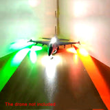 2S 5W LED Flashing Bright Navigation Red Green White Lamps Kit for Fixed Wing RC Airplanes