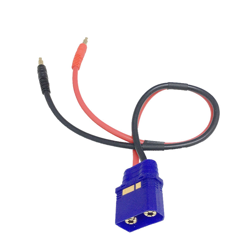 1PCS Blue QS8-S Male to 4.0mm Bullet Banana Connector with 12AWG Silicone Wire for RC Drone Parts