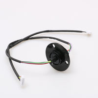 1pcs 2A 6CH Wire Length 250mm Double Contacts Gilded Conductive Capsule Slip Ring