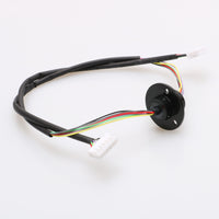 1pcs 2A 6CH Cap Hat Conductive Double Contacts  Gold Plated Slip Ring