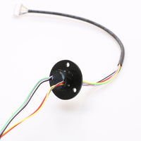 1pcs 2A 6CH Cap Hat Conductive Double Contacts  Gold Plated Slip Ring