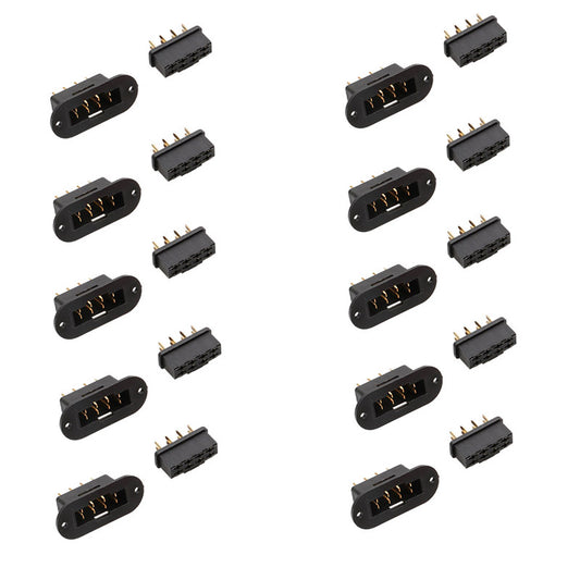 10Pairs Male Female MPX 8 Pin Plug Low Current Connectors for Signal Transmission RC Models Parts