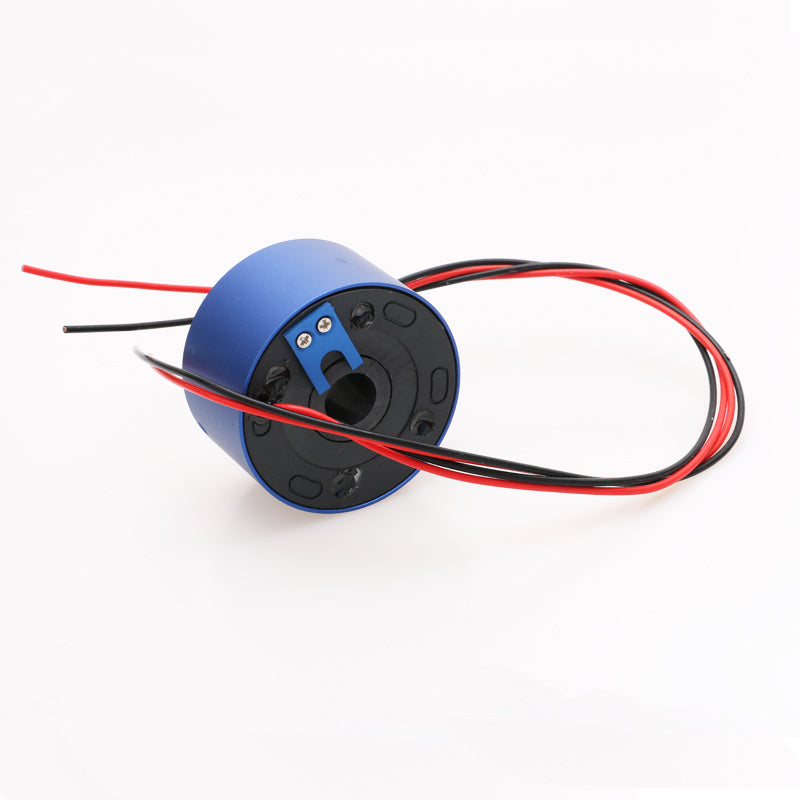 1pcs Dia 54mm 2CH 10A Hollow Shaft Signal Conductive Slip Ring