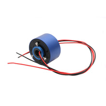 Load image into Gallery viewer, 1pcs Dia 54mm 2CH 10A Hollow Shaft Signal Conductive Slip Ring

