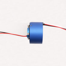 Load image into Gallery viewer, 1pcs Dia 54mm 2CH 10A Hollow Shaft Signal Conductive Slip Ring
