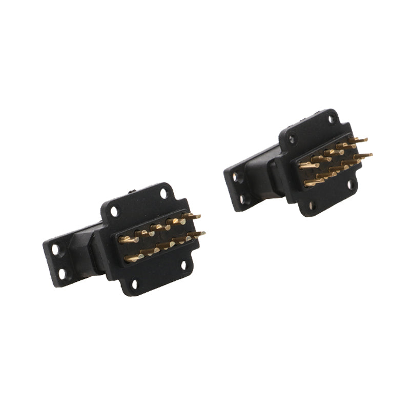 2Pairs 10Pin MX10 Servo Connector Female Male For VTOL Landing Gear Navigation Light RC Plane Fixed Wing Turbojet