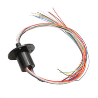1pcs Mini Flange Slip Ring Dia.22mm 2A 18CH Channels Wires Electric Joint