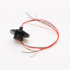 1pcs Mini Flange Dia 22mm 2A 4CH Electric Hat Cap Slip Ring