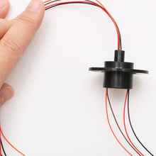 Load image into Gallery viewer, 1pcs Mini Flange Dia 22mm 2A 4CH Electric Hat Cap Slip Ring
