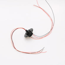 Load image into Gallery viewer, 1pcs Mini Flange Dia 22mm 2A 4CH Electric Hat Cap Slip Ring
