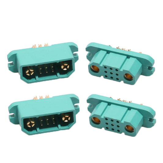 2Pairs Femail Male VTOL Pro Connector 30A JX9 MPX 9+2 Quick Connect Plug Fixed Wing DIY Accessories