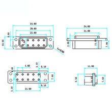Load image into Gallery viewer, 2Pairs 10Pin MX10 Servo Connector Female Male For VTOL Landing Gear Navigation Light RC Plane Fixed Wing Turbojet
