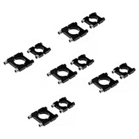 10PCS Aluminum Alloy 8mm Black Pipe Clamp for Agriculture Spraying Drones Quadcopters Hexacopters Octocopters Multicopters